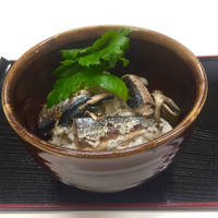 秋刀魚の炊き込み御飯