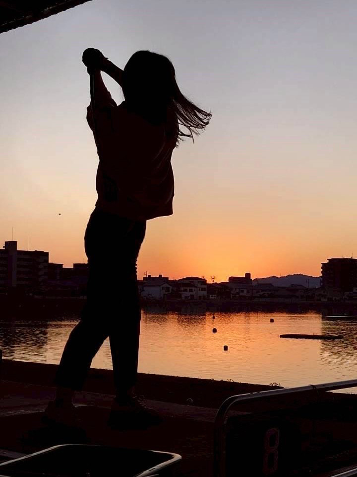 ゴルフは練習中