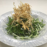 揚げ牛蒡のサラダ