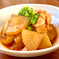ピリ辛 鶏大根