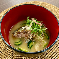 鯵の味噌汁