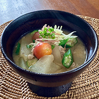 冬瓜の夏豚汁
