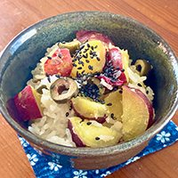 オリーブ芋ご飯