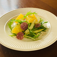 ハッサクとセロリのマリネサラダ