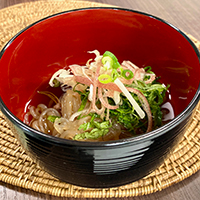 しらたきの薬味だし浸し