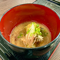 焼き茄子の梅とろろ汁