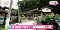 横野和紙工房　上田手漉和紙工場